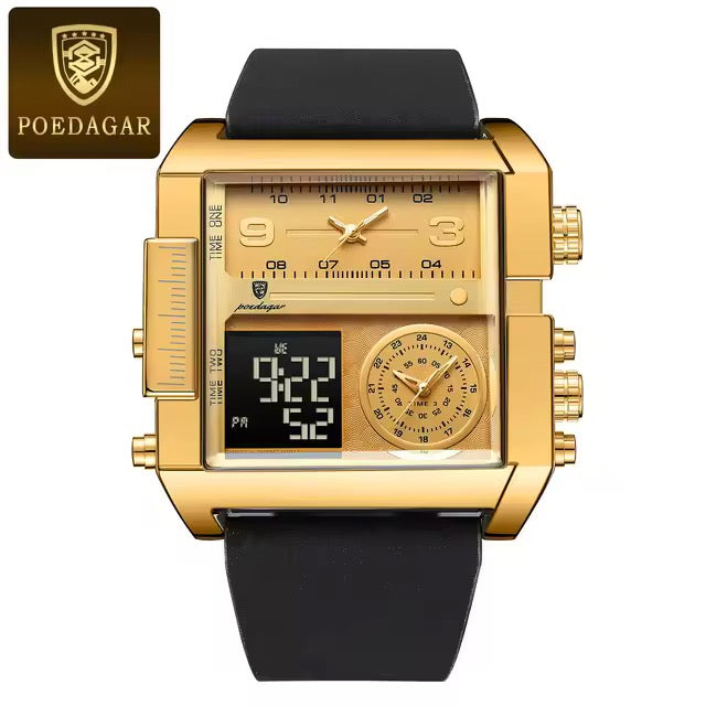 POEDAGAR Chronograph Waterproof Men’s Watch